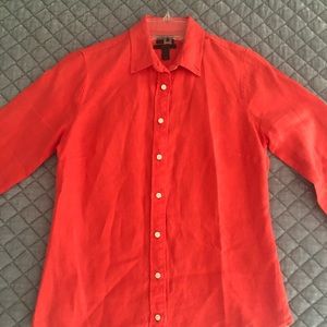 Red J.Crew button down